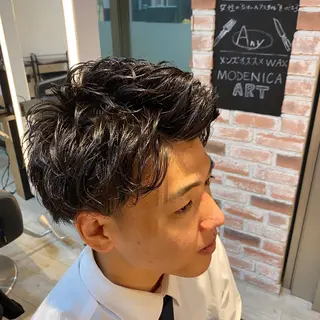 ショート パーマ Minori【ミノリ】所属・井手 孔介のヘアスタイル