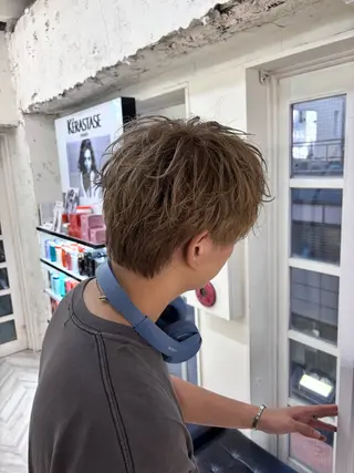 ショート カラー ALPHA りくやのヘアスタイル