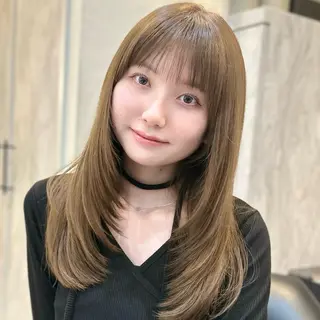 ミディアム 🌹ハッシュカット、 レイヤー韓国ヘア🌹のヘアスタイル