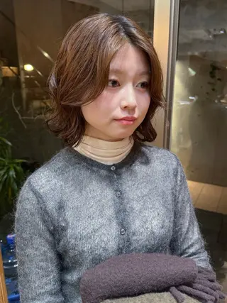 ショート パーマ 大橋 芽衣のヘアスタイル