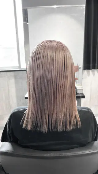 ミディアム カラー ヘアアレンジ _WHITE京橋店所属・髪質改善_WHITE RYUSUKEのヘアスタイル