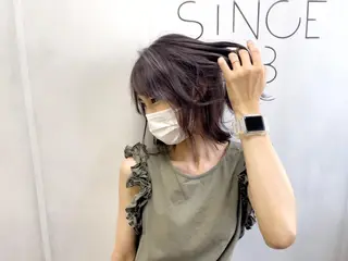 ショート カラー OAK溝の口 𖠋SHINYAのヘアスタイル