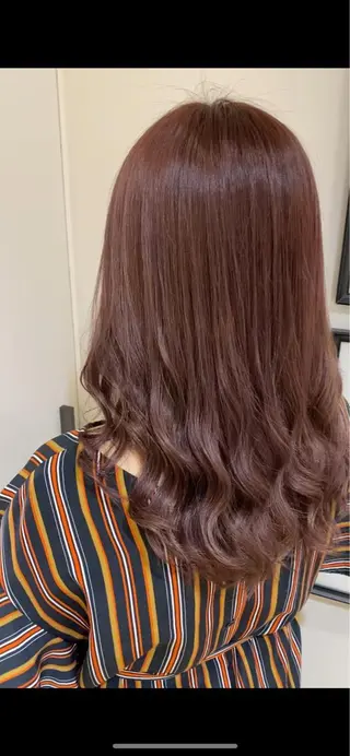 セミロング カラー sio.nail&eyebrow salon shimokitazawa2号店所属・nailist mana𖤐´-のネイルデザイン