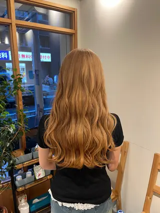 ロング カラー 荒井 茉凜のヘアスタイル