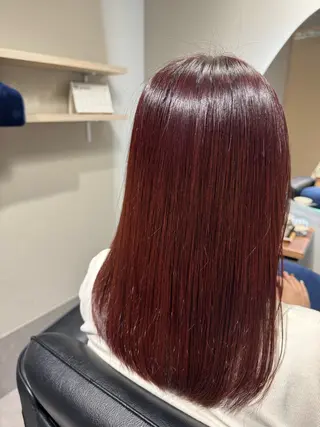 セミロング NAVY/airi 完全完結型個室サロンのヘアスタイル