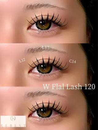マツエク・マツパ Lashlift 👁️REBESTのマツエク・マツパデザイン