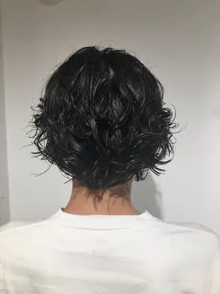 ショート パーマ 高橋 英彦のヘアスタイル