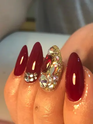 セミロング TAKAMATSU RINAのネイルデザイン