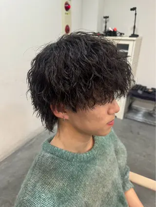 パーマ メンズ 河合 澪のヘアスタイル