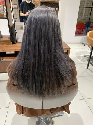 ロング 小口 晃のヘアスタイル