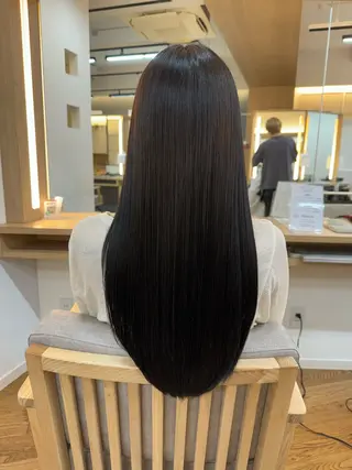 ロング 髪質改善/縮毛矯正✨ 白石ゆいのヘアスタイル