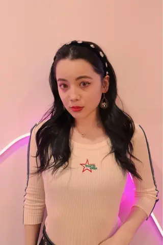 ロング カラー wixy    mimi所属・透明感カラーの人 ベージュの王様のヘアスタイル