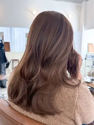 ロング 【梅田カラーモデル】 ミコのヘアスタイル