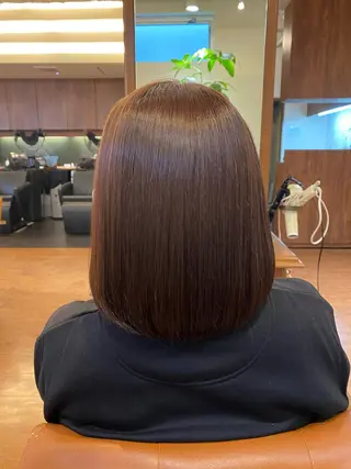 セミロング カラー Eri 🌿透明感カラーのヘアスタイル