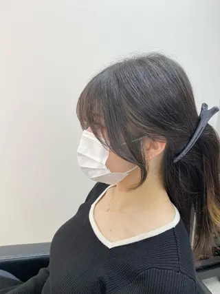 ロング カラー 髪質改善 ヒデのヘアスタイル