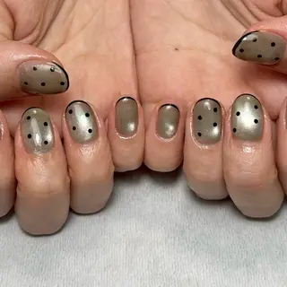 ネイル unwind ⌇秋っぽネイル🏔⠜のネイルデザイン