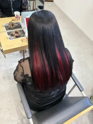 ロング カラー SOYON西大寺店所属・ダブルカラー/ 髪質改善💎安藤のヘアスタイル