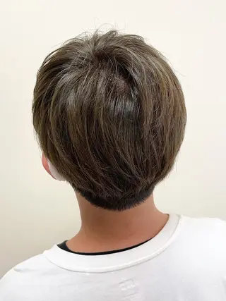 ショート カラー メンズ 倉持美雪 ＊幸せの伝導師＊のヘアスタイル