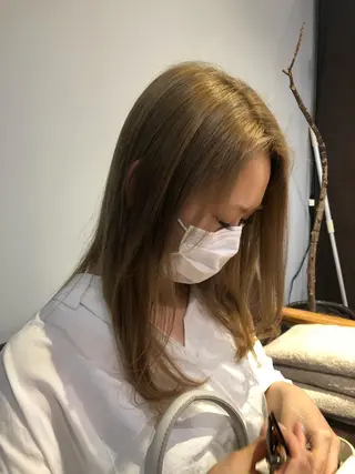 ロング カラー spooopy所属・🕊大垣 めぐみ🕊のヘアスタイル