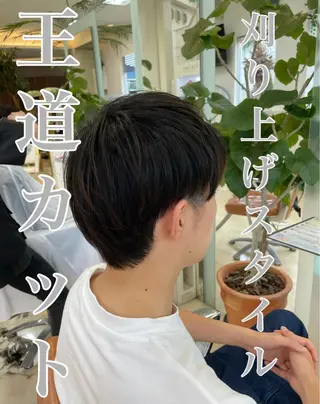 ショート メンズ 大宮｜メンズカット ダブルカラー｜パーマのヘアスタイル