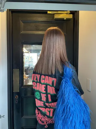 セミロング カラー TO C所属・柔らか透明感ヘア🌙 RIONAのヘアスタイル