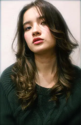 セミロング カラー パーマ シンプル+αな デザインを 松崎陸のヘアスタイル