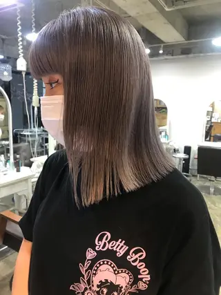 ミディアム カラー suvvy hairsalonのヘアスタイル