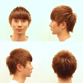 ショート カラー メンズ 前田賢生 ご新規様はNGのヘアスタイル