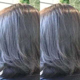 ミディアム カラー Hanna by W_SALONのヘアスタイル