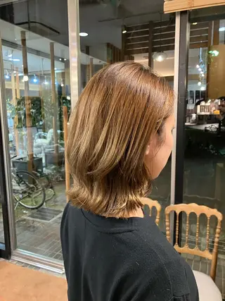 ミディアム 加藤 凌のヘアスタイル