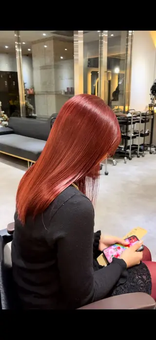 ロング 【💎ツヤ髪💎】 ダメージレスカラー✨のヘアスタイル