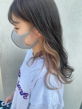 カラー AYANE 韓国ヘア /レイヤーカットのヘアスタイル