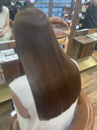 ロング カラー フルタ レナのヘアスタイル