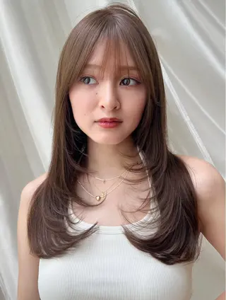 ミディアム カラー 望月威吹/表参道/カ ットモデル/似合わせのヘアスタイル