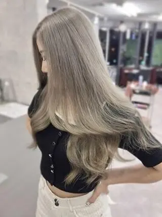 カラー ロング 🌈カラーとエクステ 🌟エクステのヘアスタイル