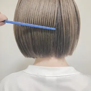 ショート カラー ヘアアレンジ ブリーチ/美髪矯正 垢抜けヘア/そらのヘアスタイル
