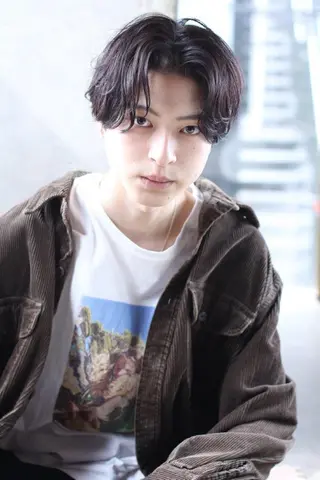 パーマ メンズ 【メンズ特化】 ムネカタ アキトのヘアスタイル