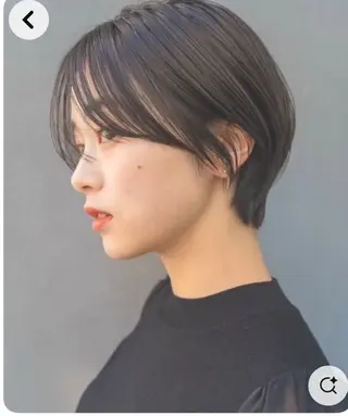 ショート 似合わせカット‪// 鶴我万唯華のヘアスタイル