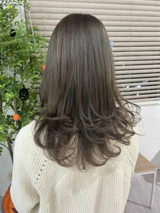 ミディアム カラー 💙まこと💙艶 カラー(Rico)のヘアスタイル