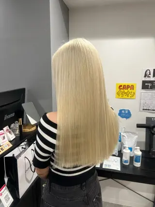 ロング カラー CAPA こばのヘアスタイル