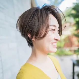 ショート カラー パーマ ⭐️ボブ/ショート りゅうしんのヘアスタイル