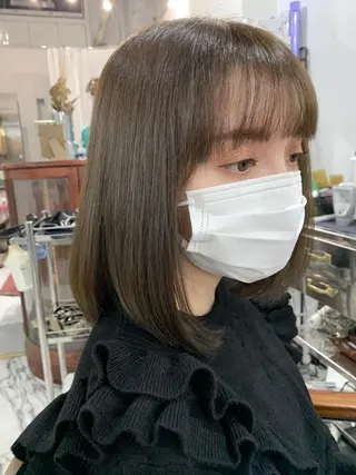ミディアム エクステ（レミー毛） NINEのヘアスタイル