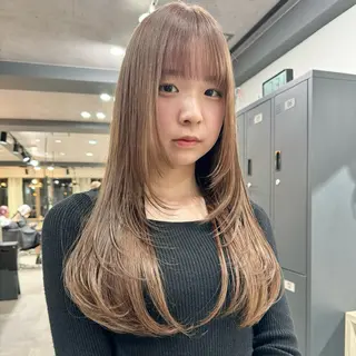 カラー 透明感カラー× 横浜×森裕斗のヘアスタイル