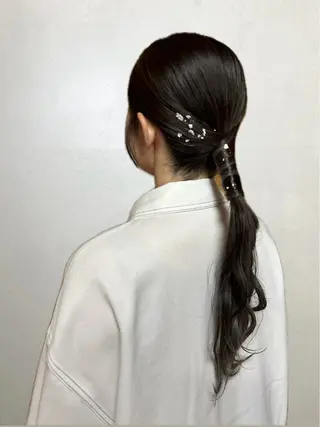 ロング ヘアアレンジ 💖ERI💖/酸性 ストレートNo.1のヘアスタイル