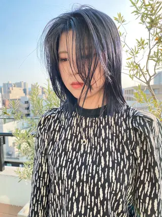 ミディアム カラー Living所属・ヨシモトリョウ 髪質改善/美髪のヘアスタイル