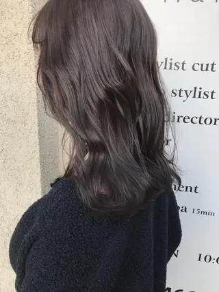 ミディアム カラー riho/ブリーチ/ デザインカラー/辻堂のヘアスタイル