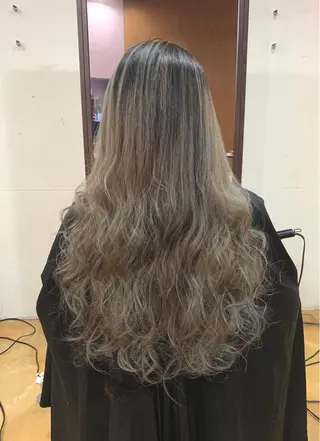 ロング カラー 韓国レイヤーカット★ 小林大樹のヘアスタイル