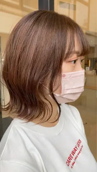 ミディアム カラー プルエクステ/透明感 カラー✨KAZUKIのヘアスタイル