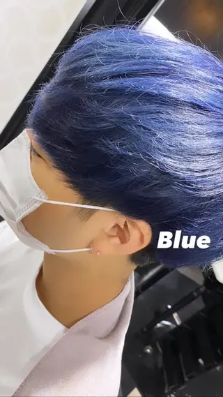 カラー メンズ chinatsu 🧸𖤐⡱のヘアスタイル