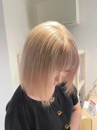 ショート カラー ヘアアレンジ 髪質改善×艶カラー ANDIAMO 楓のヘアスタイル